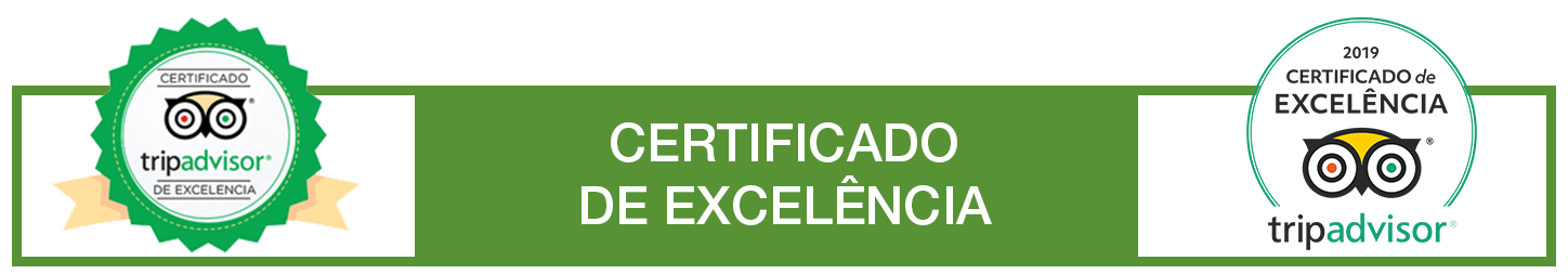 Certificado de Excelência 2019 do TripAdvisor
